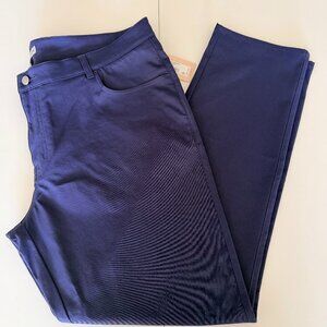 NWT PETER MILLAR Crown Sport 42x32 Mens Pant Navy eb66 Classic Performance $160